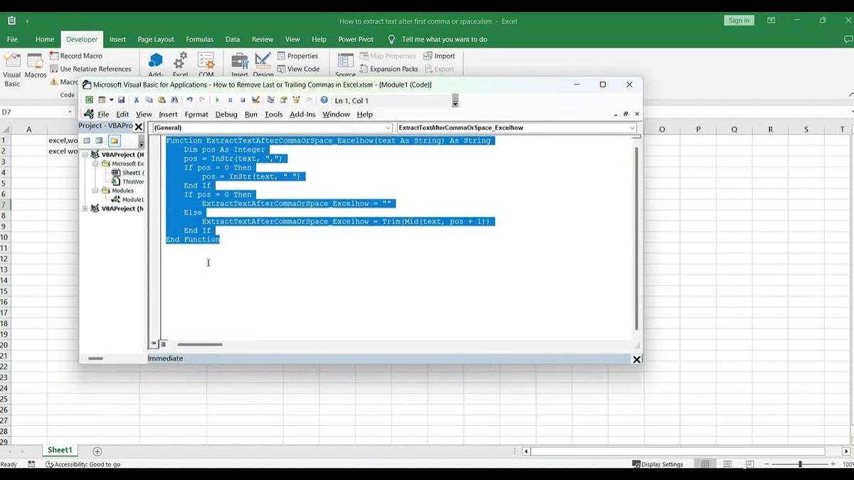 how-to-extract-text-after-first-comma-or-space-in-excel