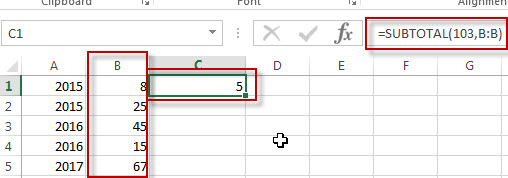 How To Use Excel SUBTOTAL Function Free Excel Tutorial