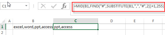 How To Extract Text After The Second Or Nth Specific Character space 