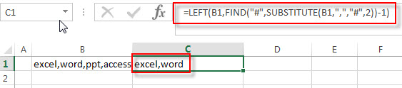 How To Extract Text Before The Second Or Nth Specific Character space 