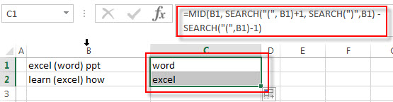 How To Extract Text Between Parentheses In Excel Free Excel Tutorial 