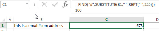 How To Extract Word That Containing A Specific Character In Excel 