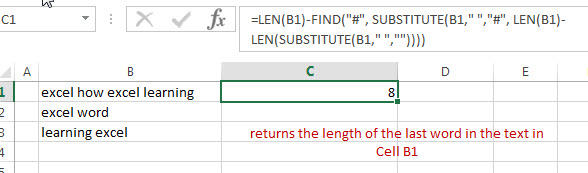 How To Get Last Word From Text String In Excel Free Excel Tutorial