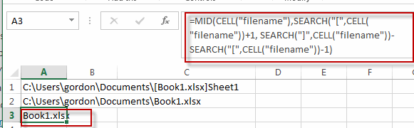 Insert The File Path And Filename Into Cell Free Excel Tutorial