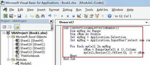 How To Convert Column Letter To Number In Excel Free Excel Tutorial