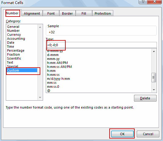 How To Add A Plus Sign Before Positive Numbers In Excel Free Excel 