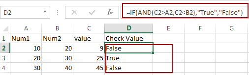 If Between Two Numbers Excel Excelnays