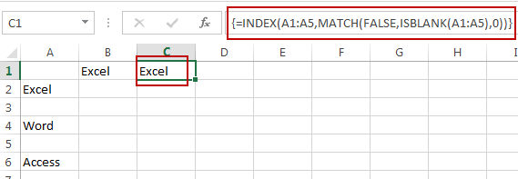 How To Find The First Or Last Non blank Cell In A Row Or Column In Excel Free Excel Tutorial