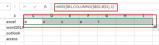 How To Split Word Into Different Cells In Excel Free Excel Tutorial