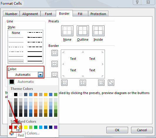 How To Change Cell Border Color In Excel Free Excel Tutorial