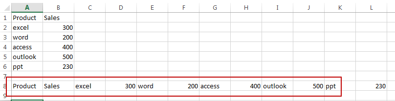 How To Convert Multiple Rows Into A Single Row In Excel Free Excel 