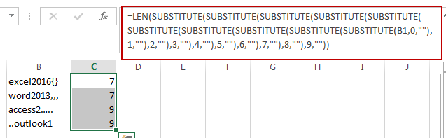 How To Count The Number Of Letters Or Numbers Separately In A Cell In 