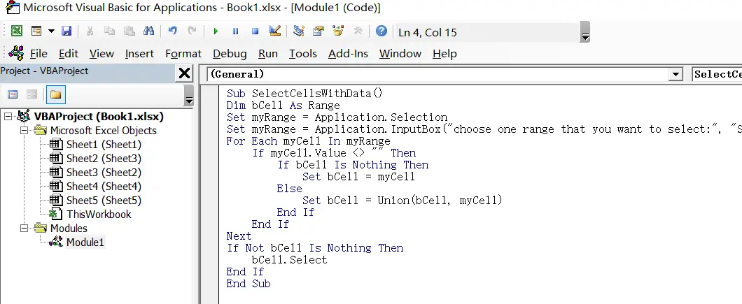 How To Select Only Cells With Data In Excel Free Excel Tutorial