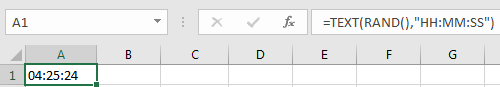How To Generate Random Time In Excel Free Excel Tutorial