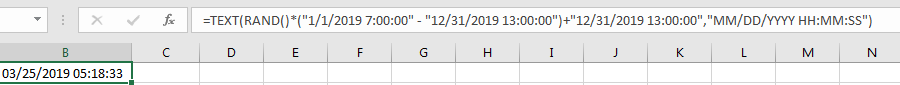 How To Generate Random Time In Excel Free Excel Tutorial