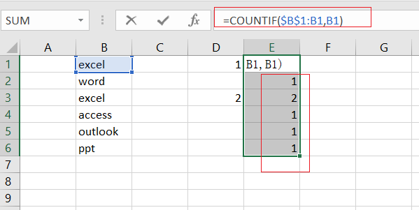 excel 2016 for mac sort list by frequency of occurrence