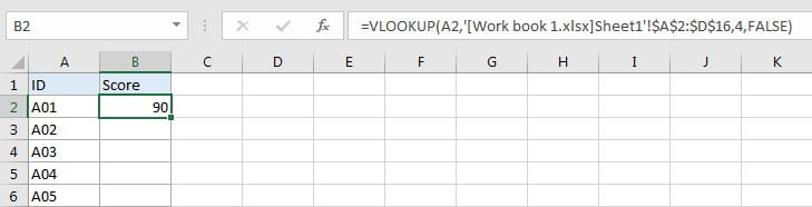 VLOOKUP Retrieve Data From Another Workbook Free Excel Tutorial