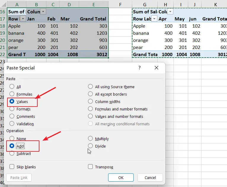  How To Combine Two Pivot Tables Into One Pivot Chart Free Excel Tutorial